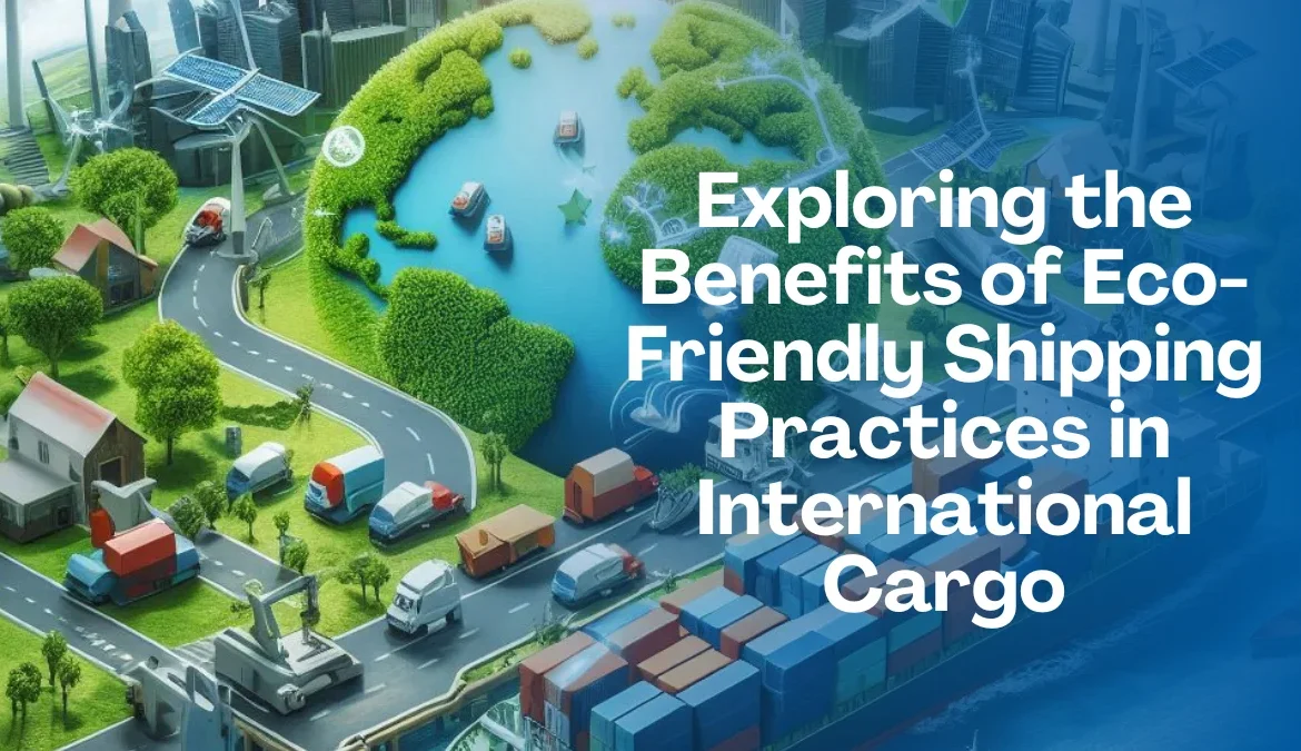 Eco-friendly shipping practices for Pakistani exporters, including electric vehicles, green logistics, and sustainable packaging to reduce carbon emissions.