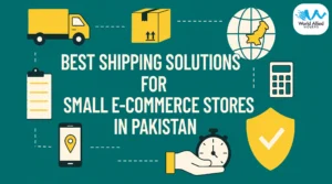 A small business owner in Pakistan managing e-commerce orders and shipping logistics