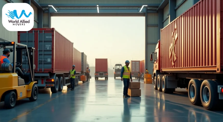 Packaged food items prepared for international shipping from Pakistan with proper labeling and packaging