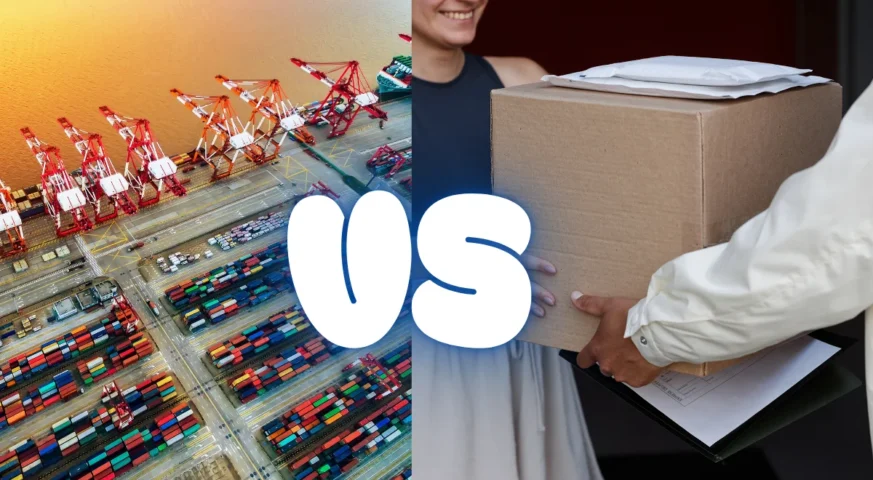 Comparison of Door-to-Port vs. Port-to-Door shipping methods for businesses