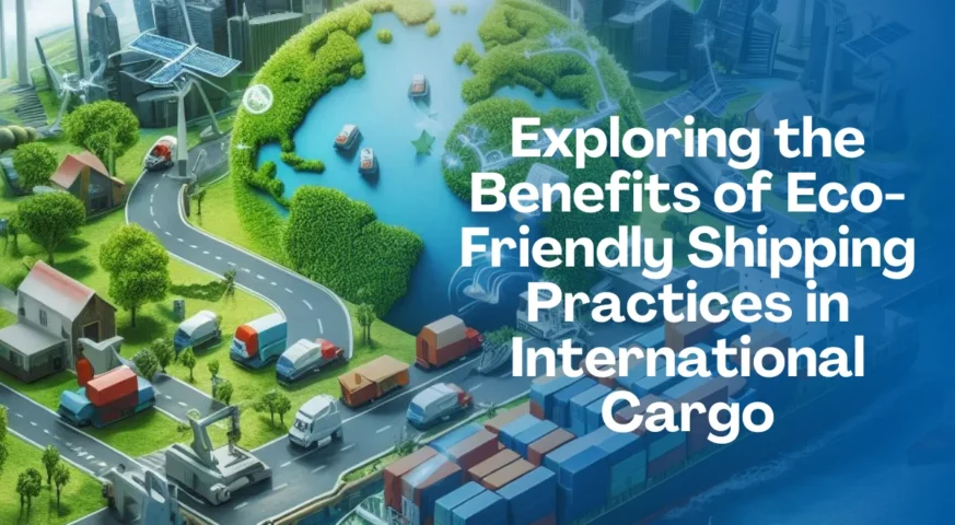 Eco-friendly shipping practices for Pakistani exporters, including electric vehicles, green logistics, and sustainable packaging to reduce carbon emissions.